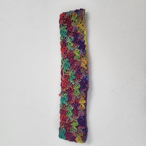 NWT Multicolor Headband Crochet Handmade Christmas Stocking Stuffer